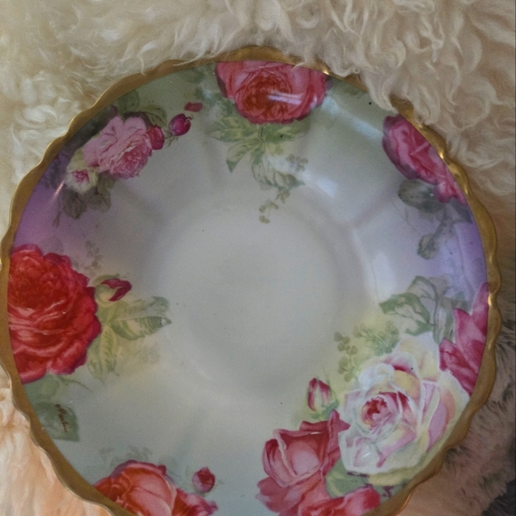 Beautiful Floral bowl mint π and pastels πΌ πΈ πΉ No Chips or cracks Austria - Picture 2 of 3